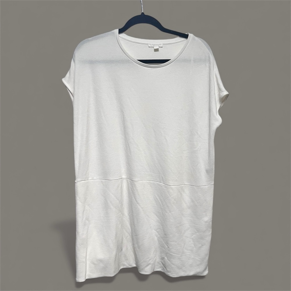 COS Ivory Short Sleeve Top